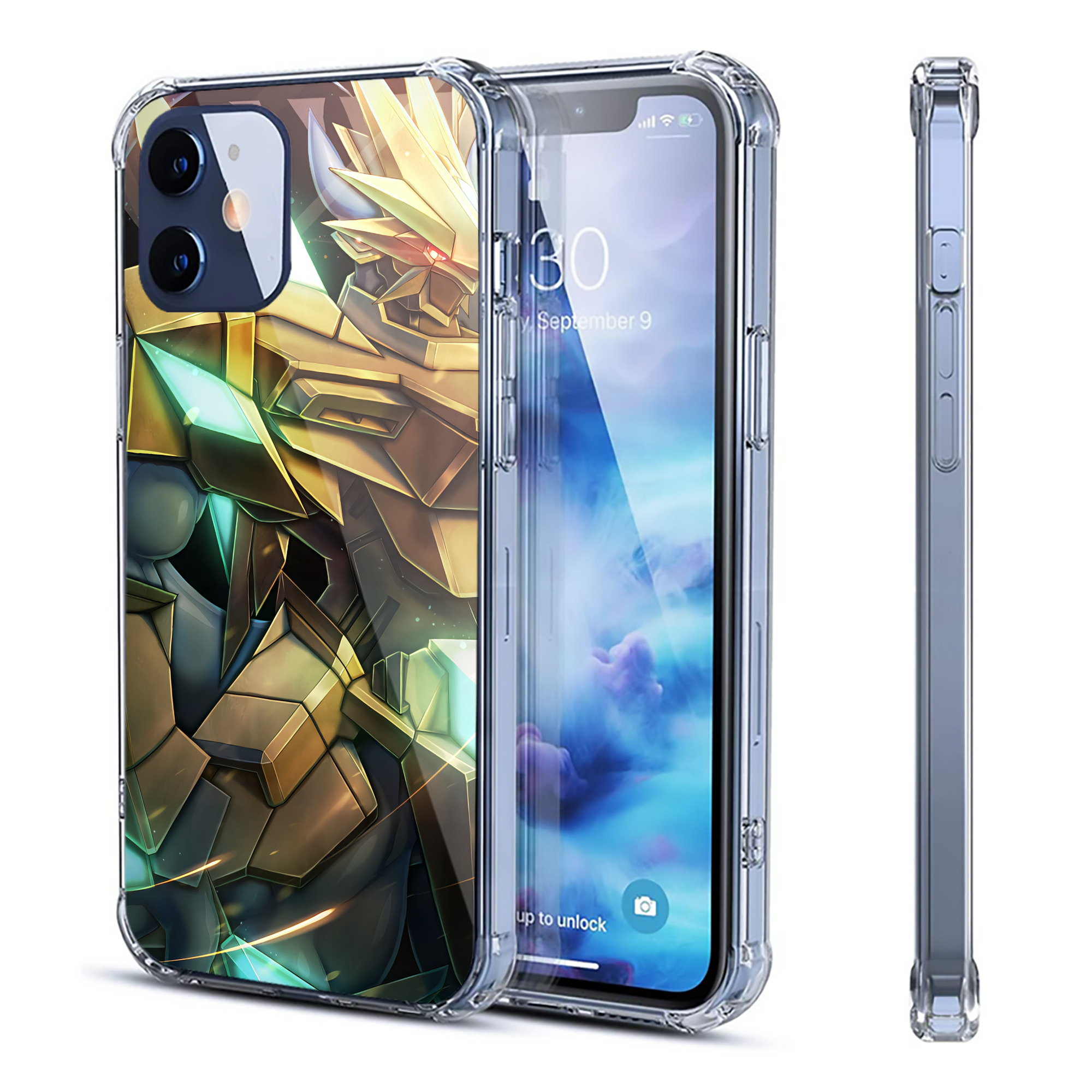 （画像用） Digimon デジタルモンスター/デジモン 【iPhone 12シリーズ対応】透明スマホケース（クリアソフトケース）
